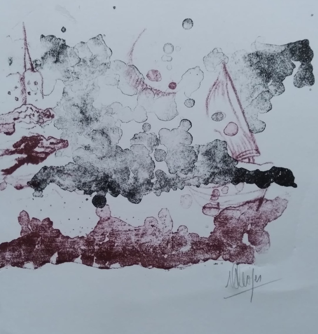 Litografía con Tousche de elaboración propia