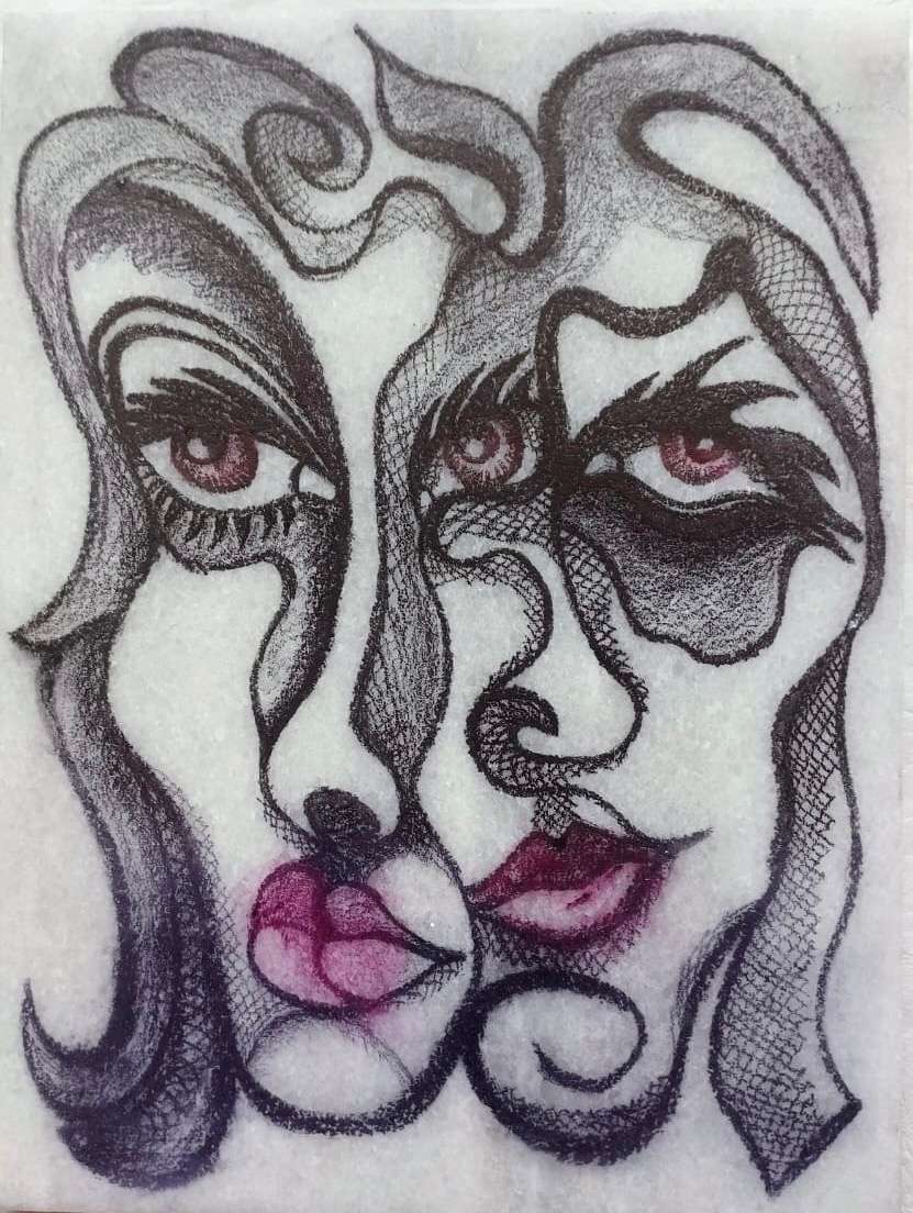 Litografía sobre mármol